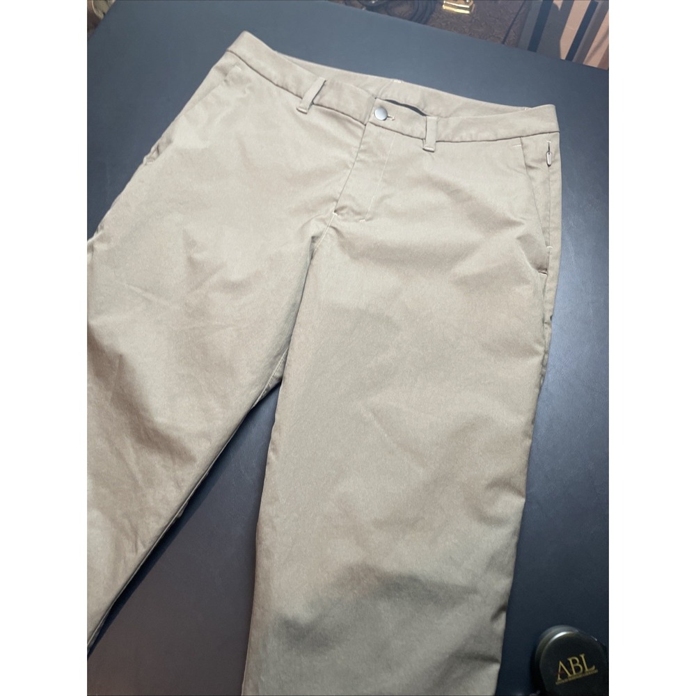 Lululemon ABC Classic-Fit Trouser 33Wx30L Smooth Twill Nomad Brown PERFECT